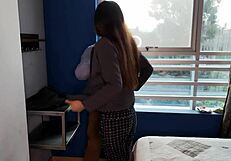 tailor measures my waist but gets carried away during fitting