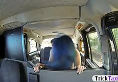 Horny couple fucks in the backseat while filming their big cock action