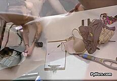 Hot Nerd Bent Over for Office Fucking