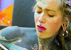 Tattoo Artist Assfucked by Customer