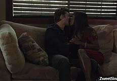 Hot Ebony Babe Ana Foxxx Is Always Ready To Ride And Go Crazy Over Her Lovers Huge White Meaty Dick