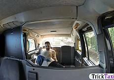 Horny couple fucks in the backseat while filming their big cock action