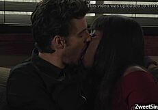 Hot Ebony Babe Ana Foxxx Is Always Ready To Ride And Go Crazy Over Her Lovers Huge White Meaty Dick