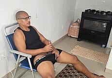 A slut catches me masturbating and fucks me with her tight pussy.