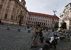 Extreme Public Nudity In Prague Interviewed By Andrea Diprè!
