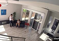 Nanny offers fuck hole after boss catches her with toys