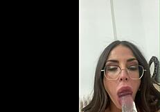 Brunette Moans Loudly Putting Dildos in Her Pussy in Various Positions!