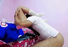 Mexican Schoolgirl Masturbates Before Wild Assfucking by Old Director