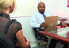 Blonde MILF in Job Interview Roleplay Trailer
