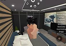 Intensely Fucking A Roblox Slut In Virtual Sex Scene