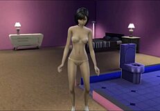 Wicked Celebrity Carmen Masturbates in Pool Bath