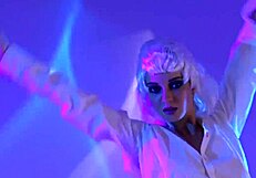 Natalia andreeva undressing in beautiful striptease, cutely ripping clothes off