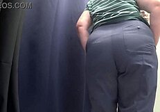 Can You Resist Watching This Chubby Milf's Big Ass in Tight Panties?