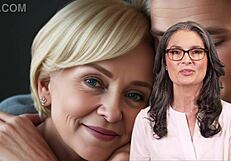 Mom And Stepson Play Football In Europe