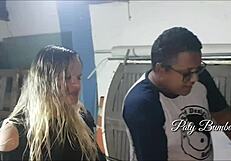 Latina Breaks Car in Favela Reality Scene