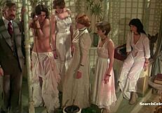 Corinne Clery and Jehanne Blaise in retro nude scene