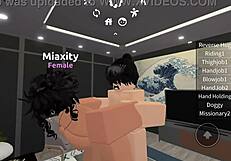 Intensely Fucking A Roblox Slut In Virtual Sex Scene