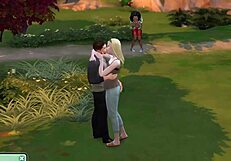 Military guy enjoys park time