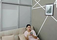 I'm home alone masturbating when my stepdad shows up and fucks me