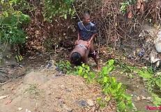 Outdoor Babe Gets Fucked In Garden Yard