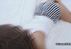 Teen wakes up to suck dark cock in hardcore reality.