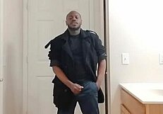 Just Home from Work, Fantasizing About Girlfriend Wife with Slow Wet Cum.