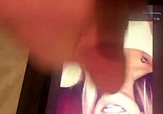 Blonde cutie gets JACKED OFF to in masturbation session