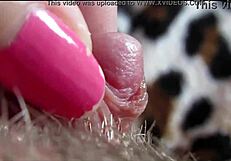 Big Clit Orgasms in Close-Up Pussy View.