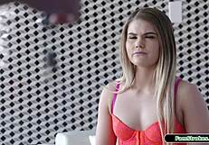 Young stepsis convinces stepbro for the car keys