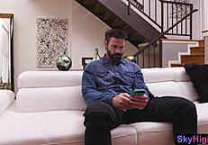 Web cam slut stepdaughter teen 18+ smashed by stepdad 😈