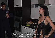 cuckold wife screws electrician during power outage - max betancur & jessica osorio