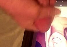 Blonde cutie gets JACKED OFF to in masturbation session