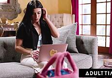 horny gal ritchie seduces lesbian boss puck after nudes