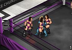 Fire Pro Wrestling Ryona With Cammy And Samus