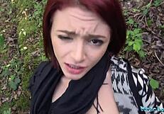 Hot Redhead Lola Fae Fucked By Euro Guy Outdoors