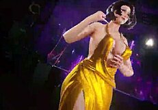 Gostosa rebolando her curves in a lively dance routine