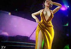 Gostosa rebolando her curves in a lively dance routine