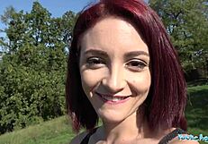 Hot Redhead Lola Fae Fucked By Euro Guy Outdoors