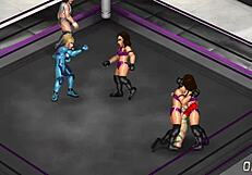 Fire Pro Wrestling Ryona With Cammy And Samus