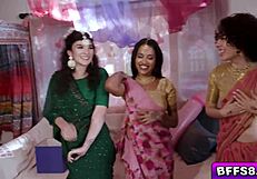 Nina White and friends enjoy hot stripper fuck fest after Indian bachelorette party!