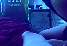 She sucks a hard cock crazily for five minutes.