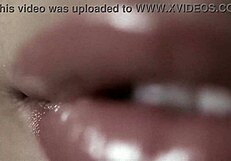 Those lips are so fetish-worthy! Babe teases!