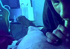 She sucks a hard cock crazily for five minutes.