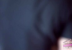 behind the scenes look at michelle de nere preparing for spermaparty in the backroom