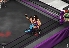 Fire Pro Wrestling Ryona With Cammy And Samus