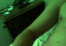 Masturbating cock leads to cumshot explosion