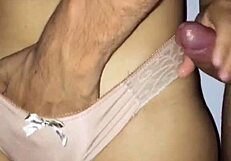 latina teen cumming in panties