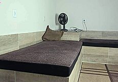 blonde wife shows off while husband prepares to fuck