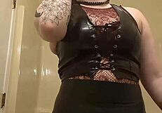 She Uses Lovesense While Applying Makeup