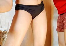 Young Indian couple HAVING SENSUAL SEX at home, sucking and doggystyle